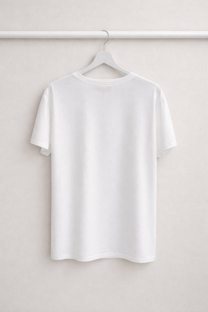 Camiseta Básica de Algodón Blanca