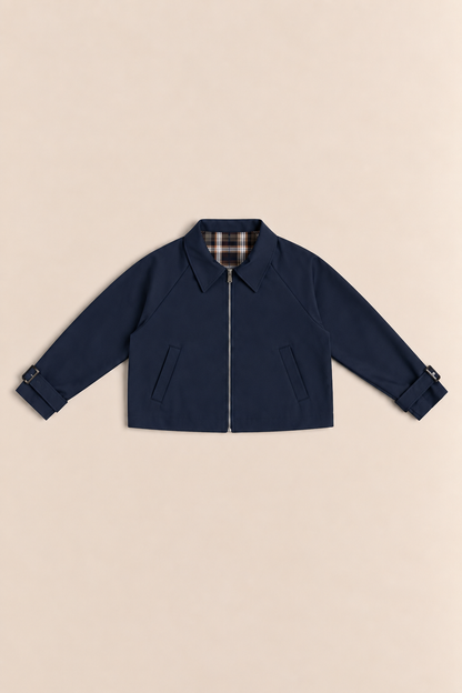 Chaqueta Corta con Cremallera para Mujer | Estilo Casual y Urbano