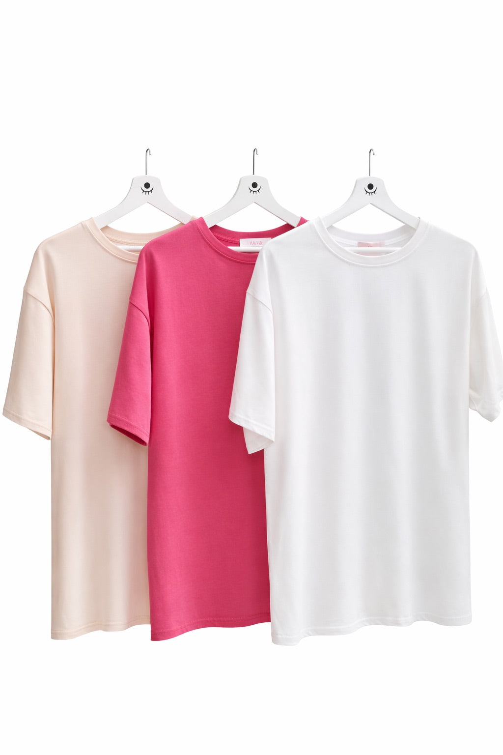 Camiseta Básica de Algodón Beige