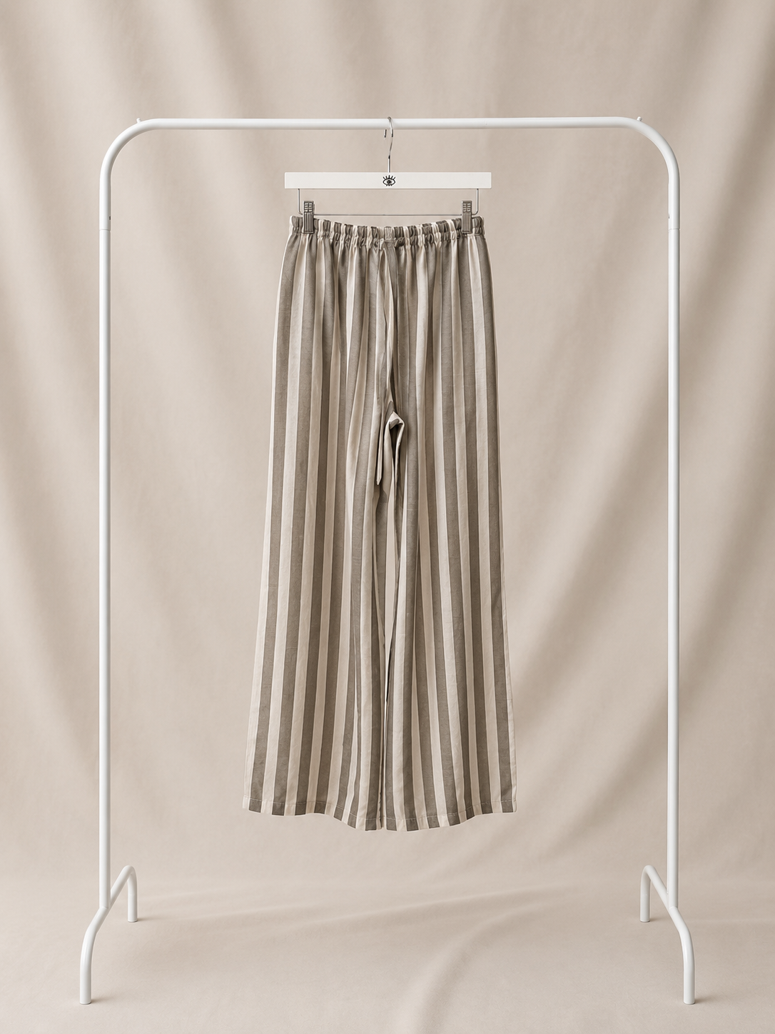 Pantalón Palazzo Rayas Efecto Lino | Fresco y Elegante