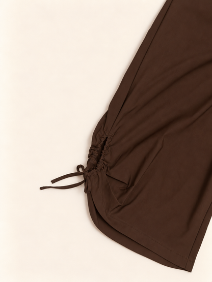 Pantalón bombacho fruncidos