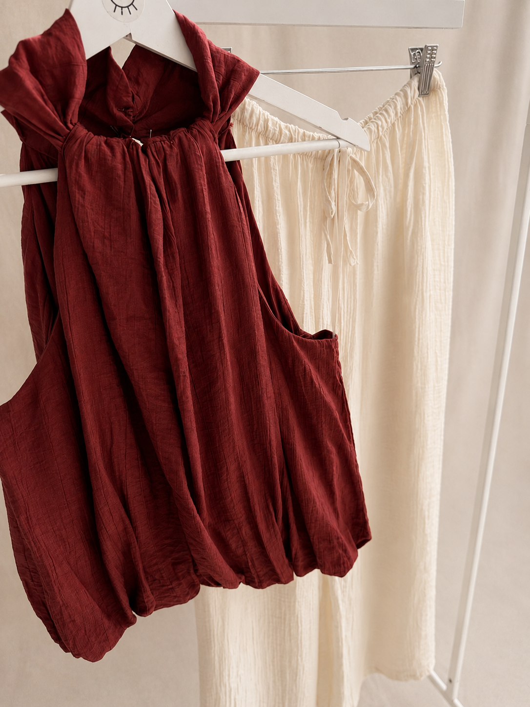Top Halter Bombacho | Blusa Fluida, Fresca y Elegante