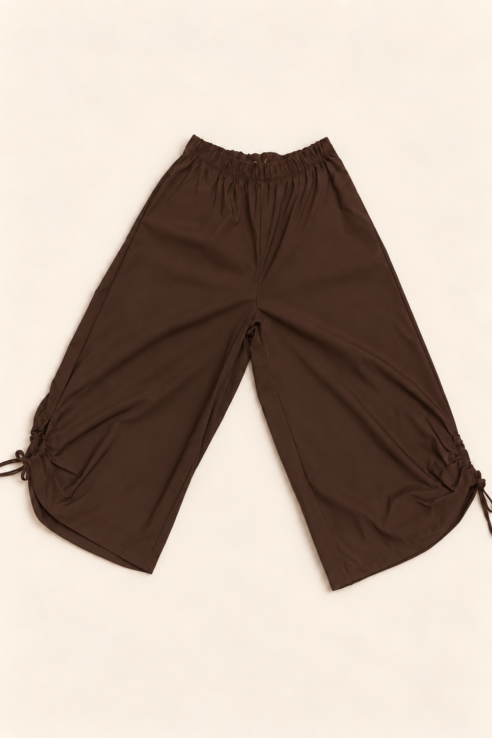 Pantalón bombacho fruncidos