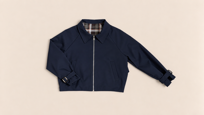 Chaqueta Corta con Cremallera para Mujer | Estilo Casual y Urbano
