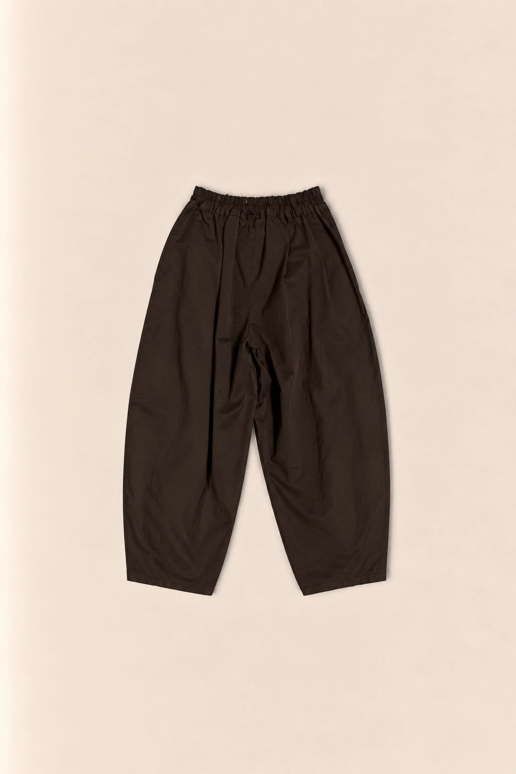 Pantalón barrel de algodón | Tiro alto y corte amplio