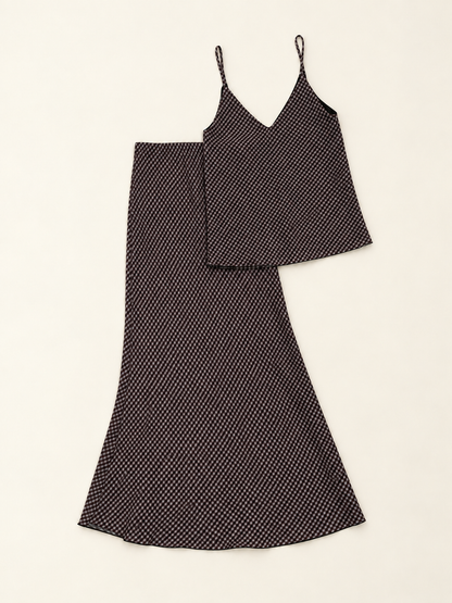 Falda larga estampado | Fluida y Elegante