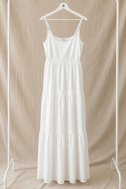 Vestido largo fluido de tirantes – estilo boho elegante y ligero