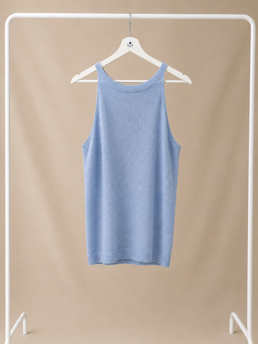 Top de Punto sin Mangas para Mujer | Top Básico Elegante y Moderno