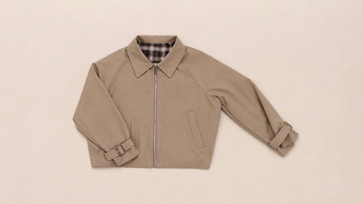 Chaqueta Corta con Cremallera para Mujer | Estilo Casual y Urbano