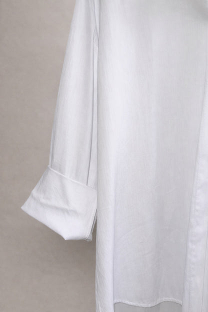 Camisa de Algodón Oversize Blanca