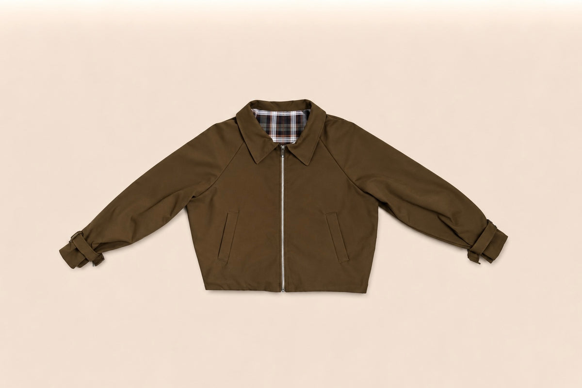Chaqueta Corta con Cremallera para Mujer | Estilo Casual y Urbano