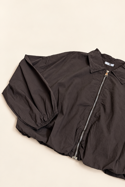 Chaqueta Corta con Cremallera para Mujer