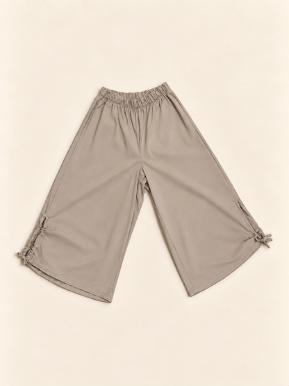 Pantalón bombacho fruncidos