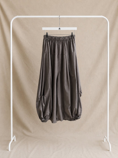 Pantalón bombacho fluido de cintura elástica – cómodo, amplio y moderno
