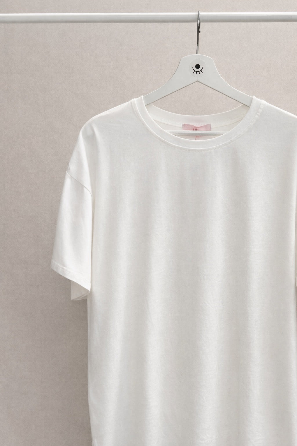 Camiseta Básica de Algodón Blanca