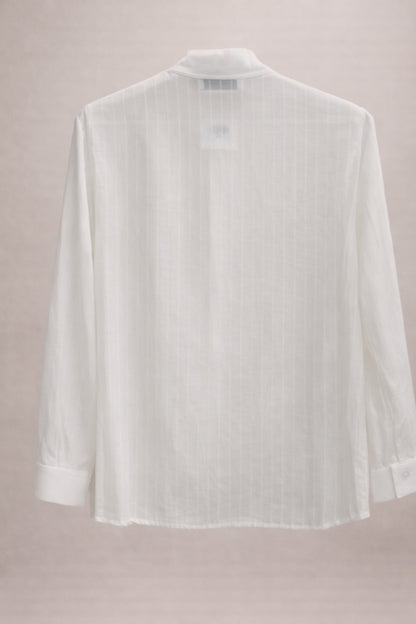 Blusa Elegante con Lazo en el Cuello