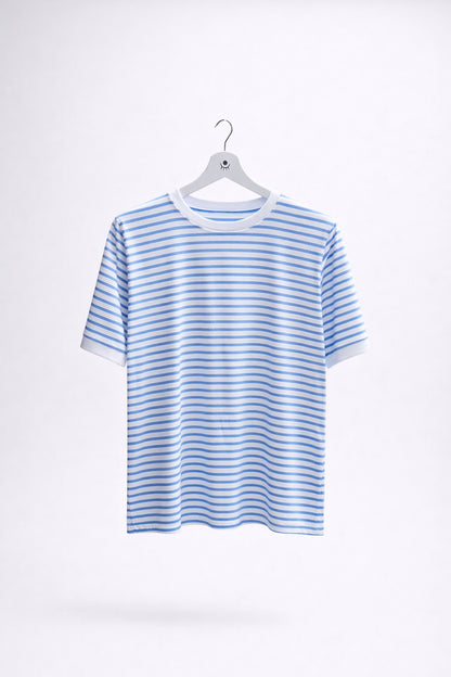 Camiseta Marinera de Rayas Azules