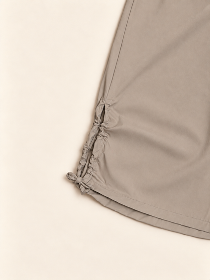 Pantalón bombacho fruncidos