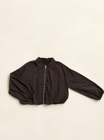 Chaqueta Corta con Cremallera para Mujer