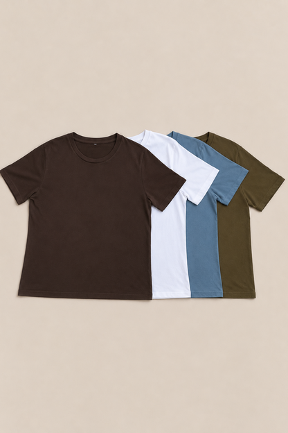 Camiseta Básica de Algodón