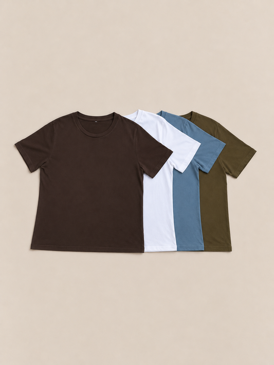 Camiseta Básica de Algodón