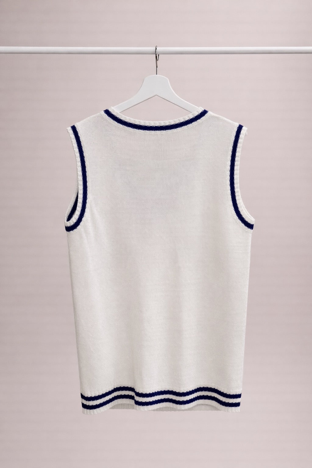 Chaleco Oversize Tejido Trenzado Cuello V