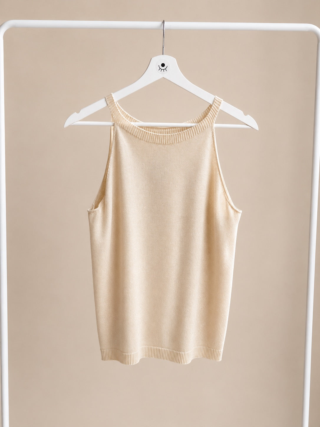 Top de Punto sin Mangas para Mujer | Top Básico Elegante y Moderno