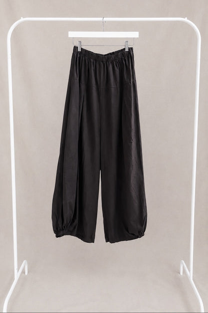 Pantalón bombacho fluido de cintura elástica – cómodo, amplio y moderno