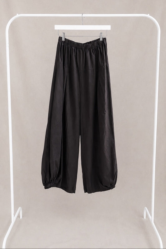 Pantalón bombacho fluido de cintura elástica – cómodo, amplio y moderno