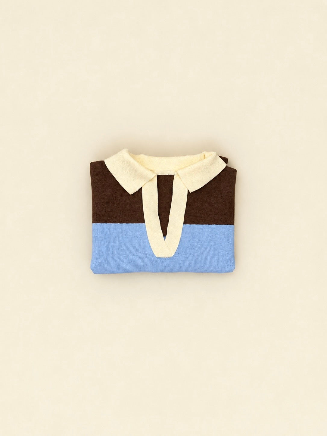 Jersey polo de punto a rayas
