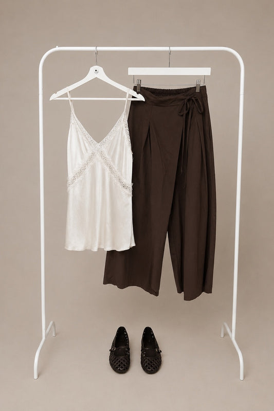 Pantalón de Algodón Marrón | Cómodo, Fresco y Elegante