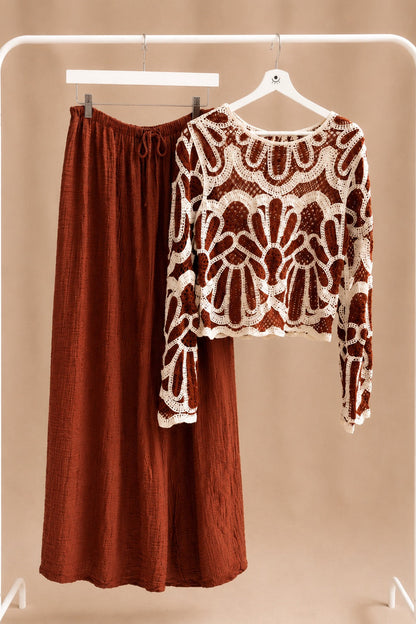 Top Crochet Boho | Blusa Calada Elegante y Moderna