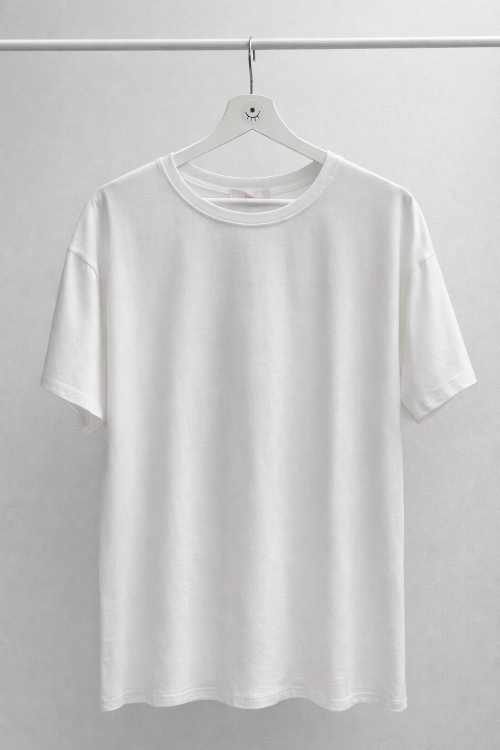 Camiseta Básica de Algodón Blanca