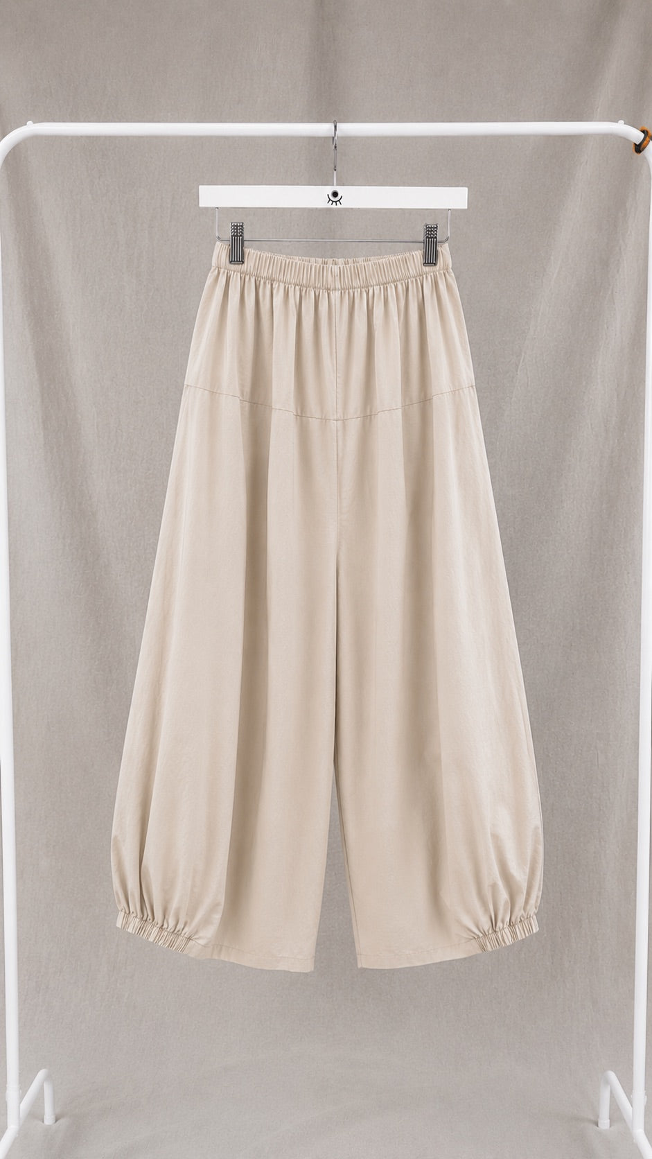 Pantalón bombacho fluido de cintura elástica – cómodo, amplio y moderno