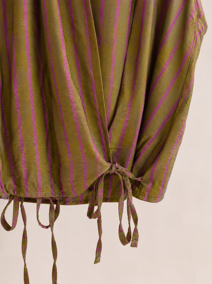 Top Largo de Rayas | Blusa Moderna y Fresca