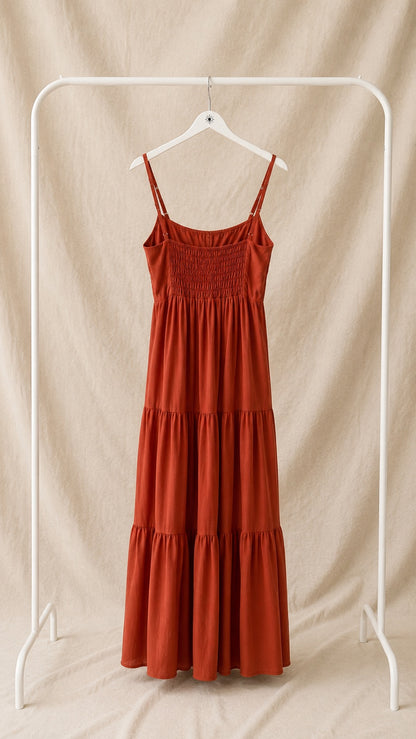 Vestido largo fluido de tirantes – estilo boho elegante y ligero