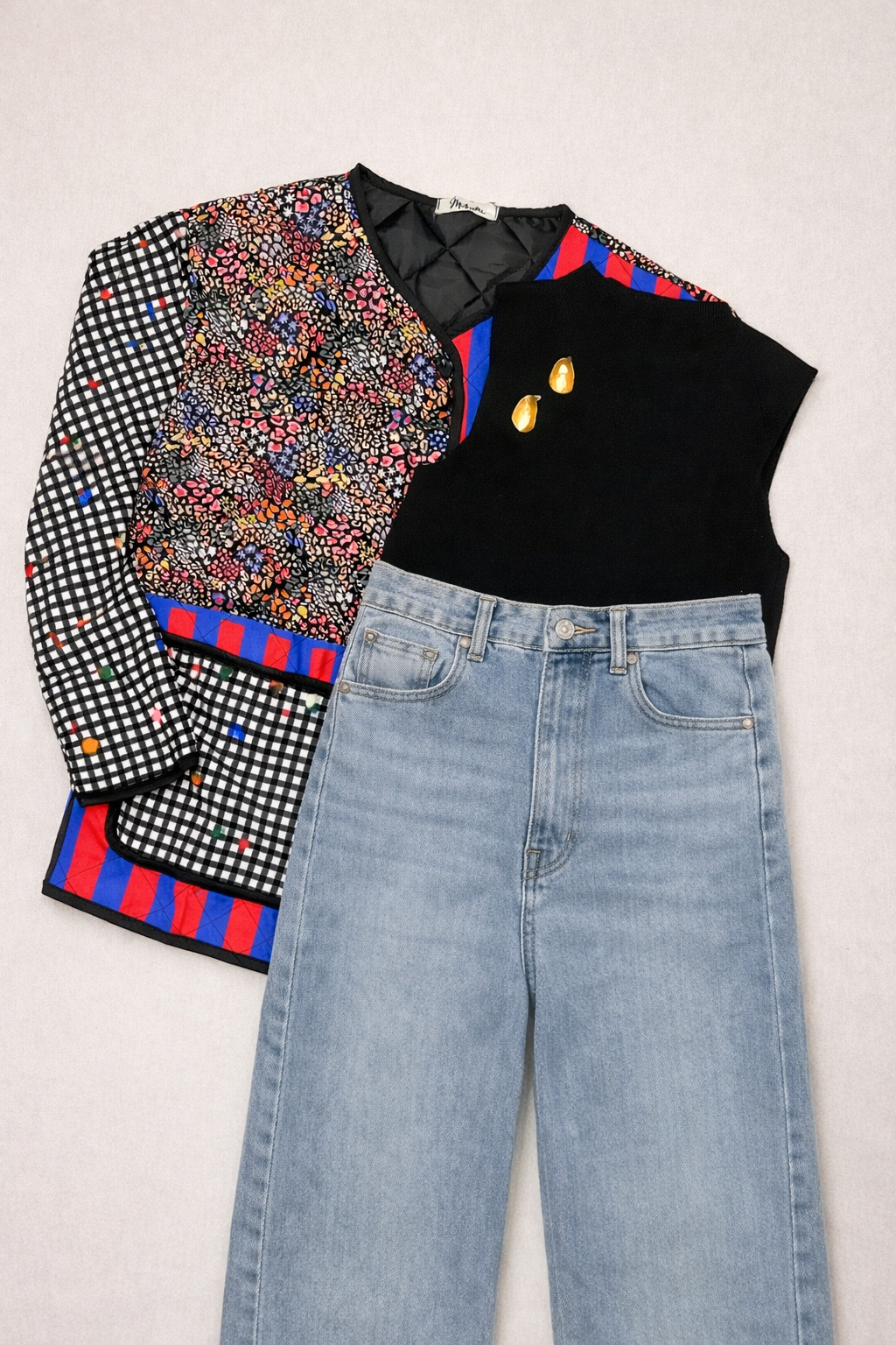 Chaqueta Patchwork Acolchada