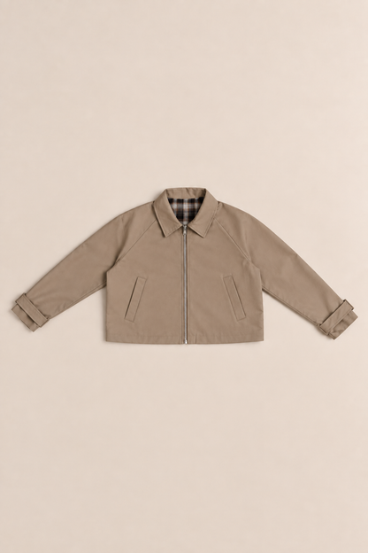 Chaqueta Corta con Cremallera para Mujer | Estilo Casual y Urbano
