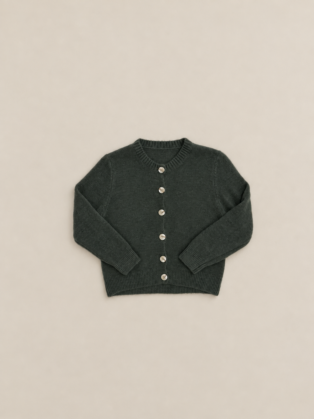 Cárdigan de Punto Negro para Mujer | Chaqueta con Botones