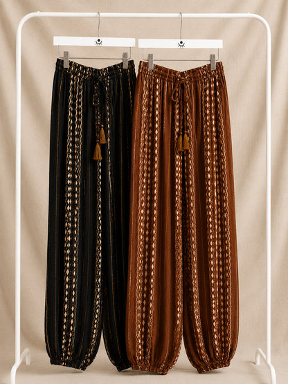 Pantalón Étnico Estampado | Cómodo, Boho y Moderno